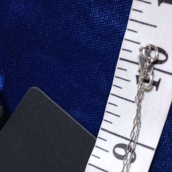 Rose Sterling Silver Cross Pendant Necklace - Picture 6 of 10